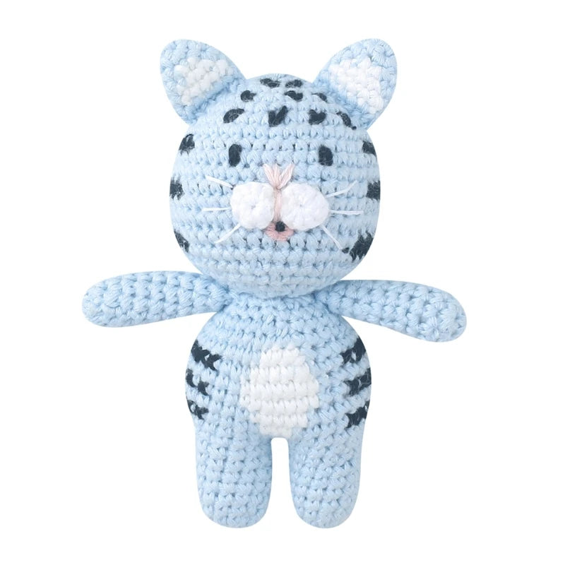 Doudou Lapin Crochet - Peluche Bébé Coton Bio