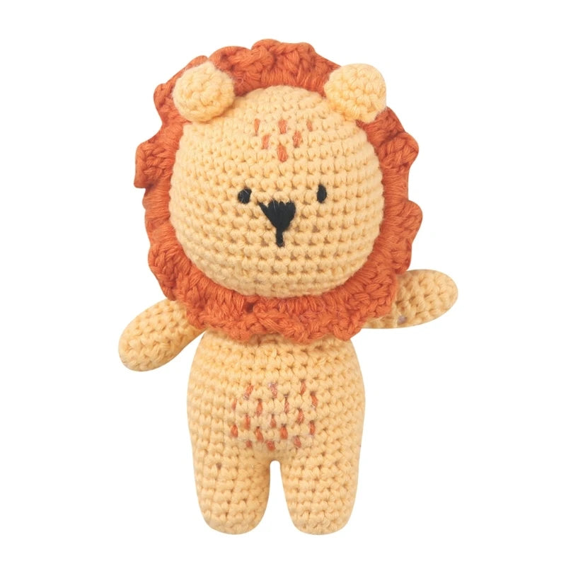 Doudou Lapin Crochet - Peluche Bébé Coton Bio