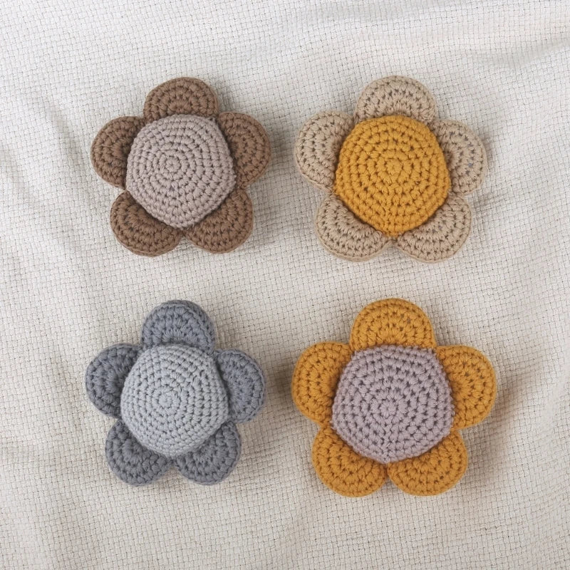 Doudou Lapin Crochet - Peluche Bébé Coton Bio