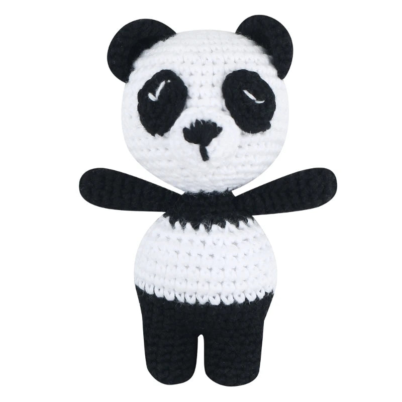 Doudou Lapin Crochet - Peluche Bébé Coton Bio