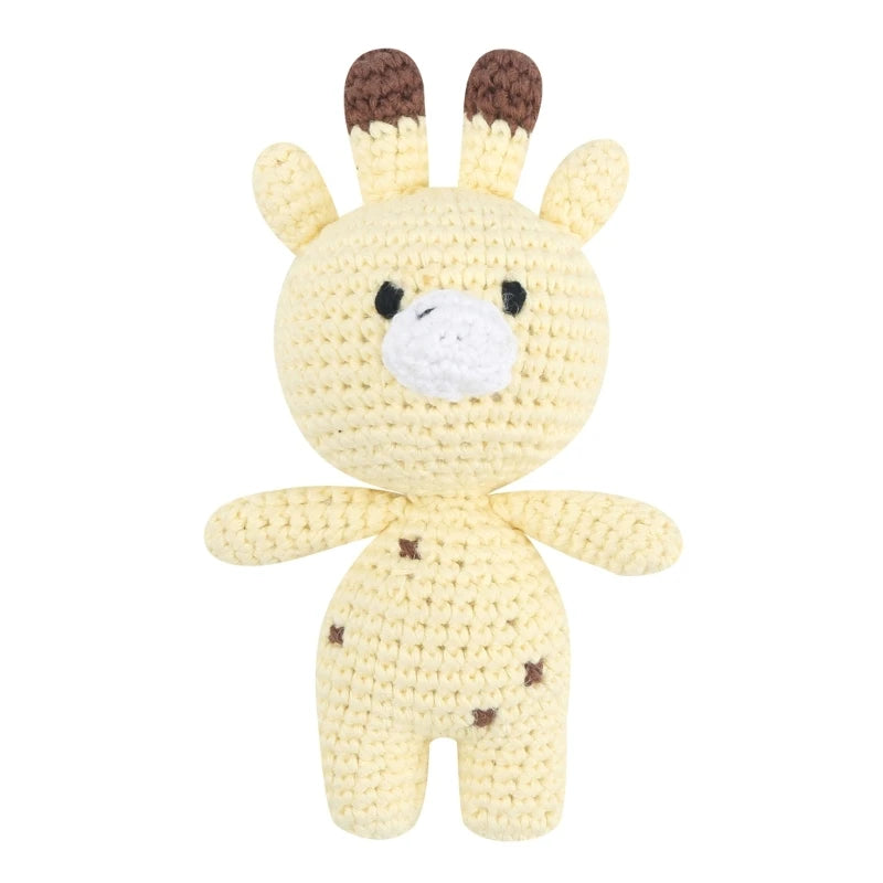 Doudou Lapin Crochet - Peluche Bébé Coton Bio