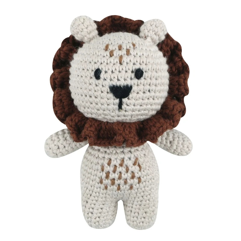 Doudou Lapin Crochet - Peluche Bébé Coton Bio