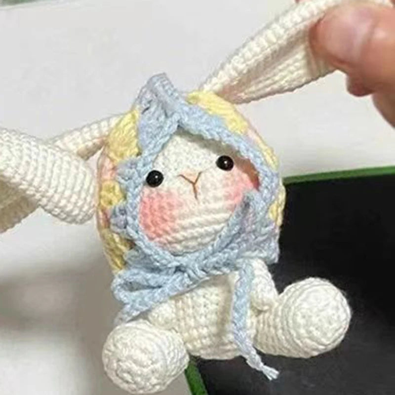 Kit Crochet Lapin Amigurumi Fait Main - Porte-clés DIY Français avec Instructions