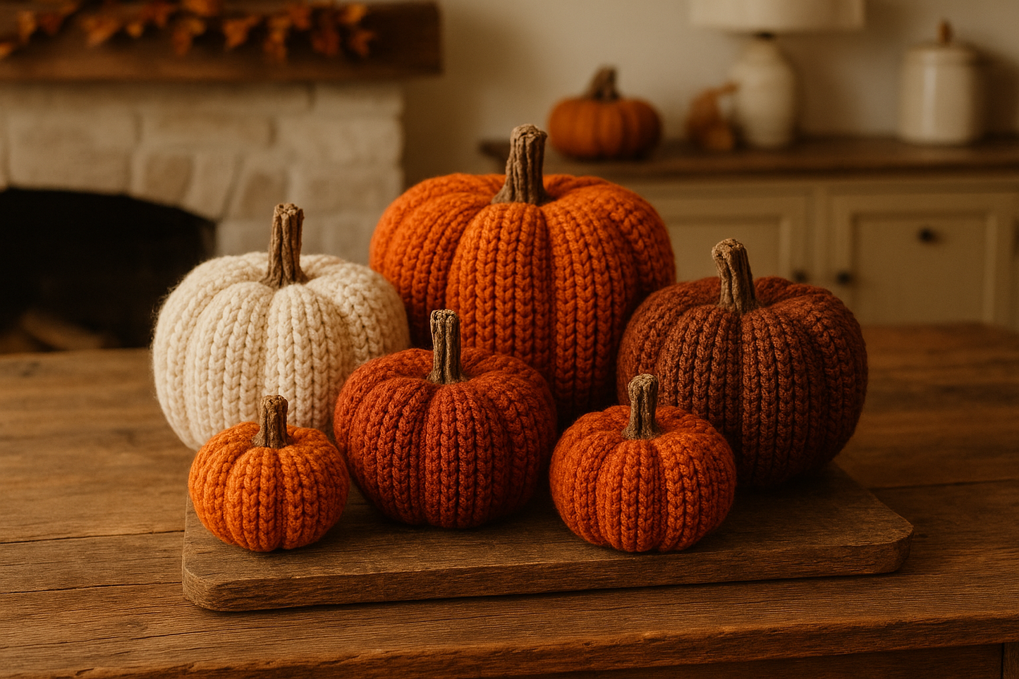 Citrouilles Décoratives au Crochet Lia