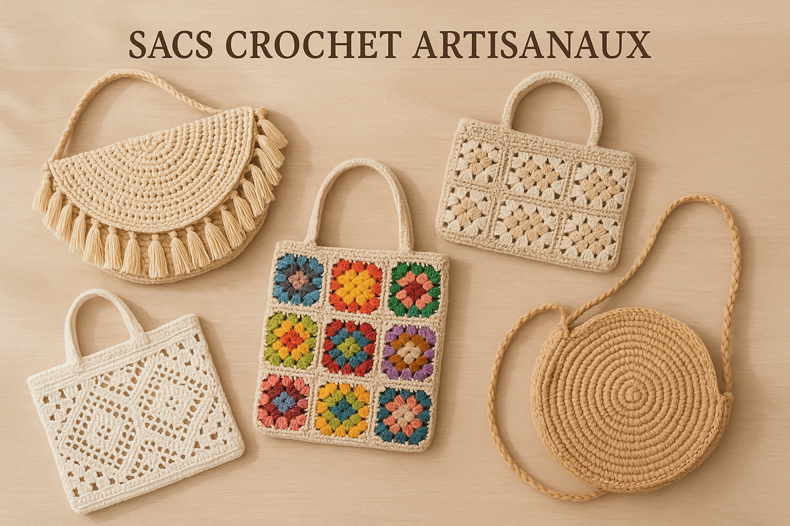 Collection sacs artisanaux