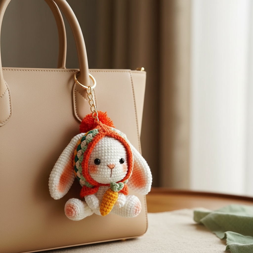 Lapin amigurumi lifestyle